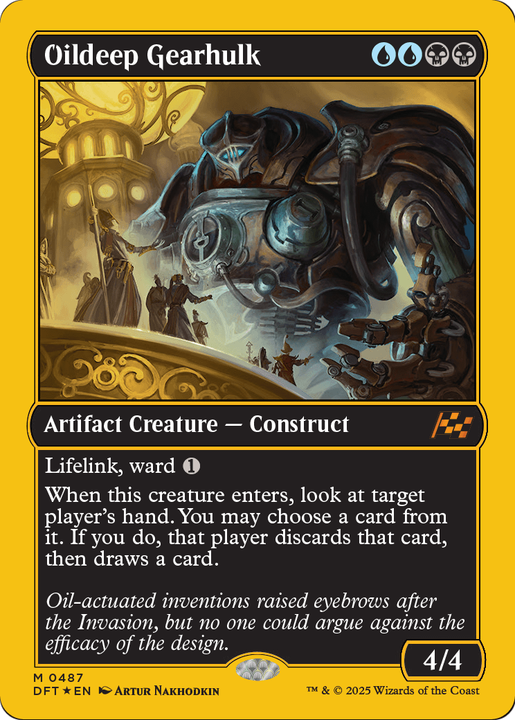 Oildeep Gearhulk |  Foil (487) [Aetherdrift]
