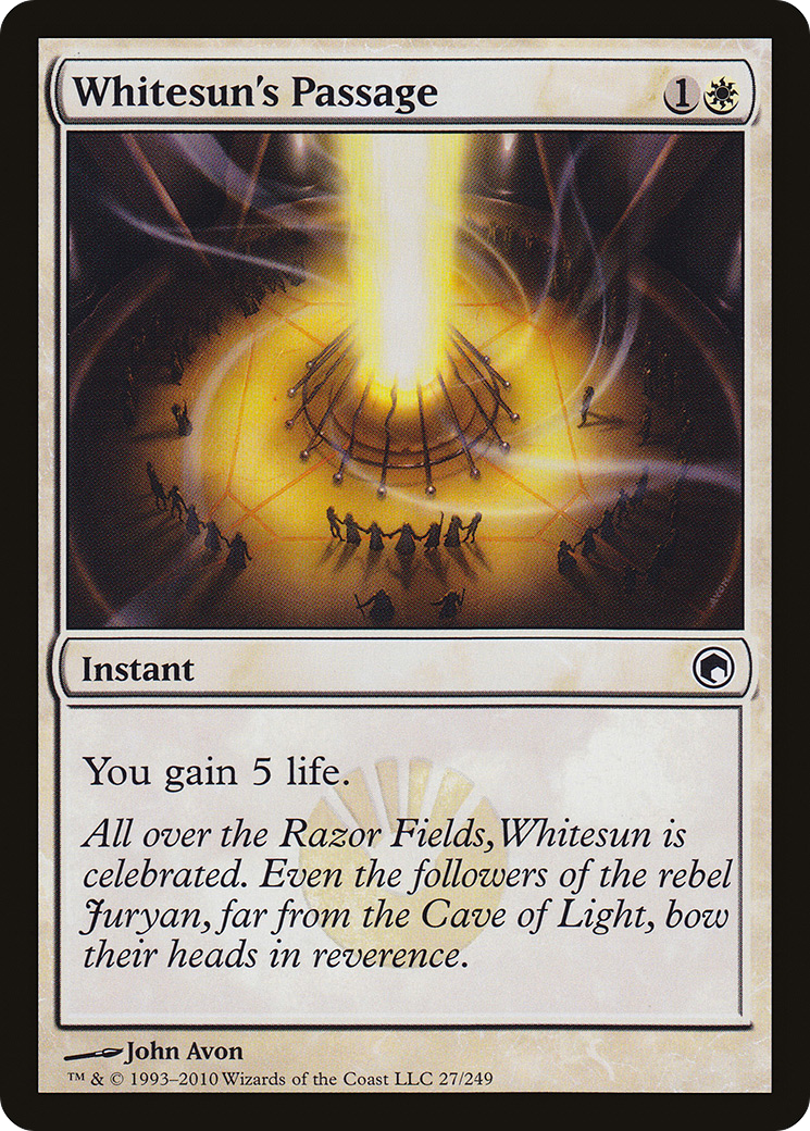 Whitesun's Passage [Scars of Mirrodin] Foil
