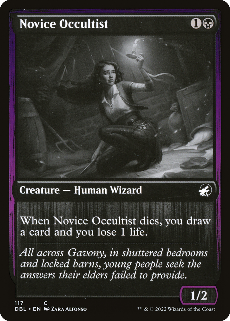 Novice Occultist [Innistrad: Double Feature] Foil