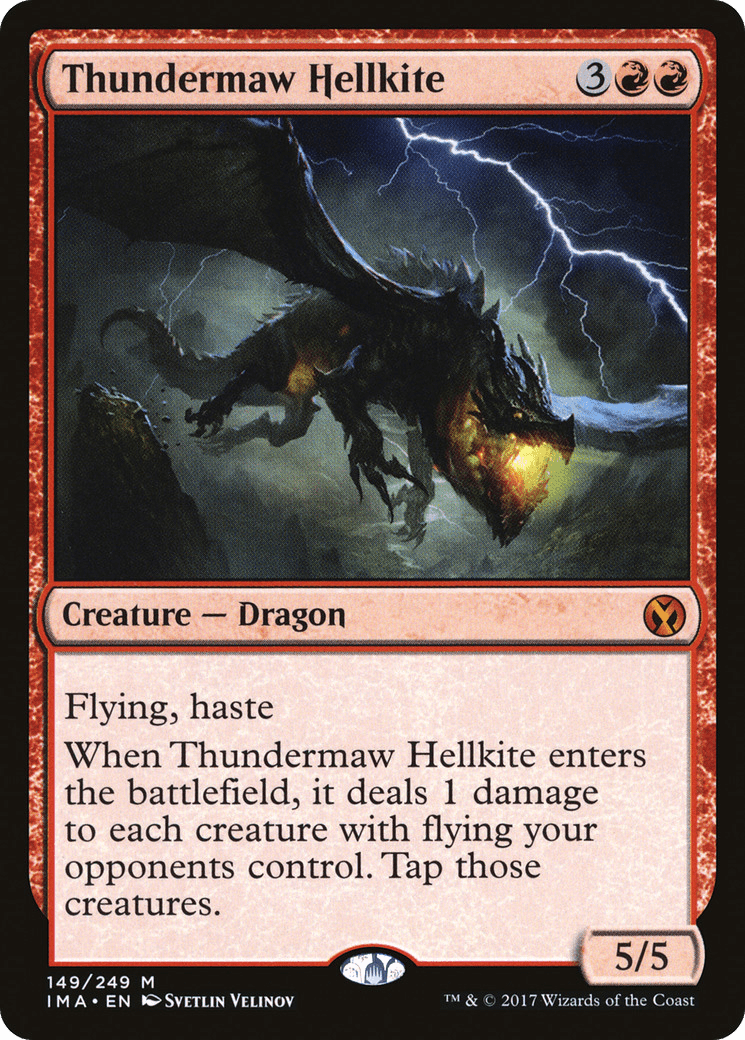 Thundermaw Hellkite [Iconic Masters] Foil