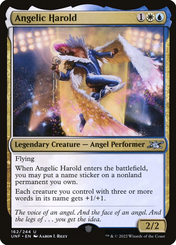 Angelic Harold 162/244 (Unfinity)  - Foil