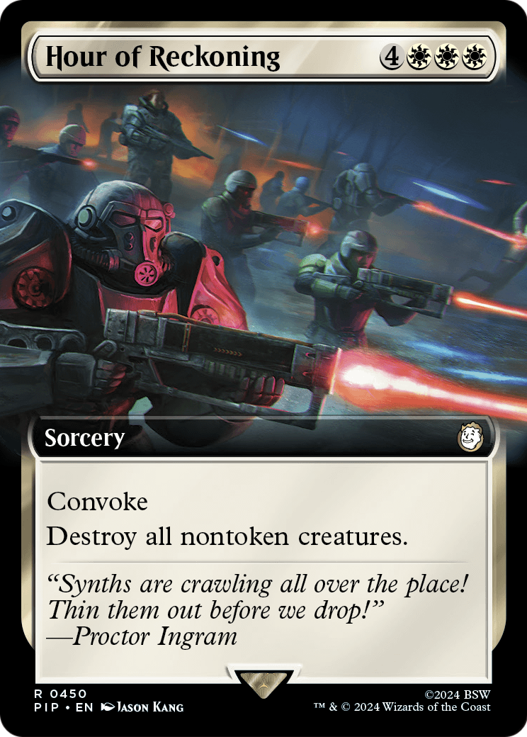 Hour of Reckoning (Extended Art) [Fallout] Foil