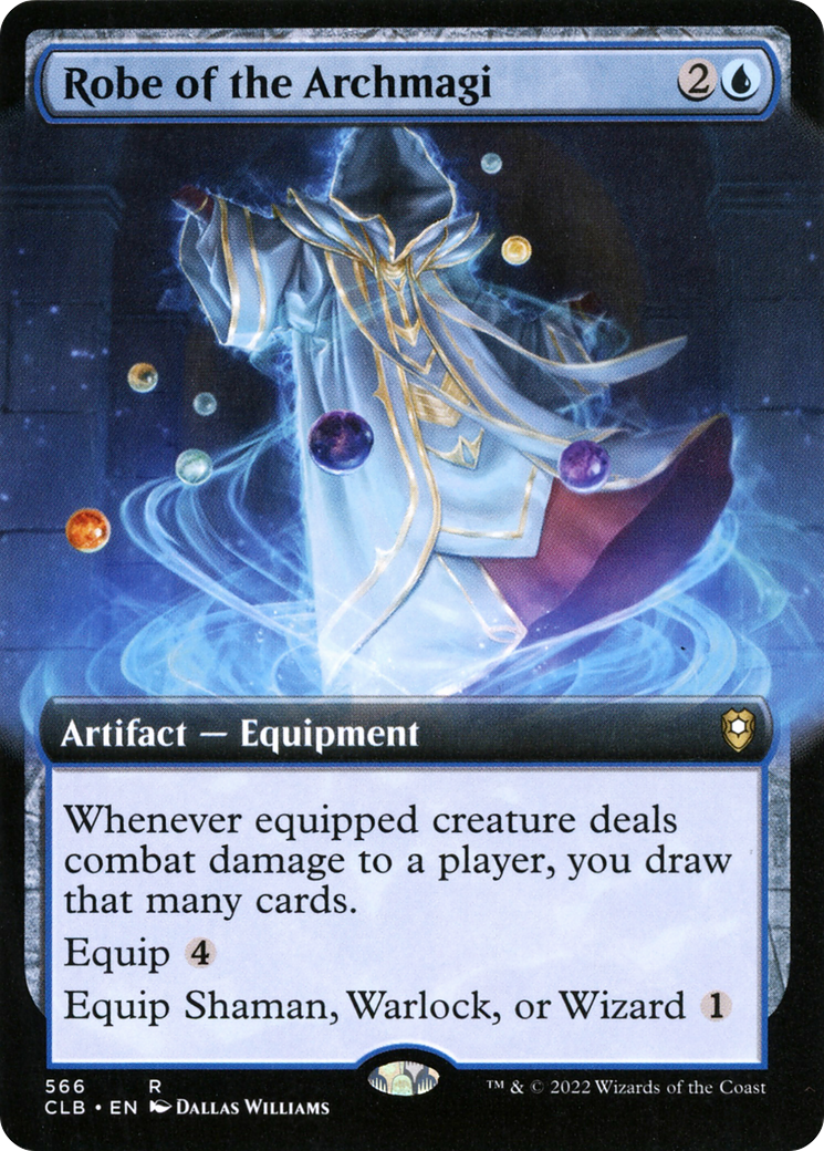 Robe of the Archmagi (Extended Art) [Commander Legends: Battle for Baldur's Gate] Foil