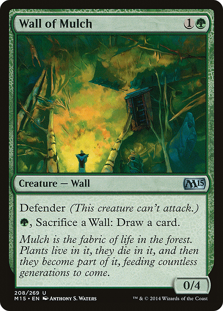 Wall of Mulch [Magic 2015] Foil