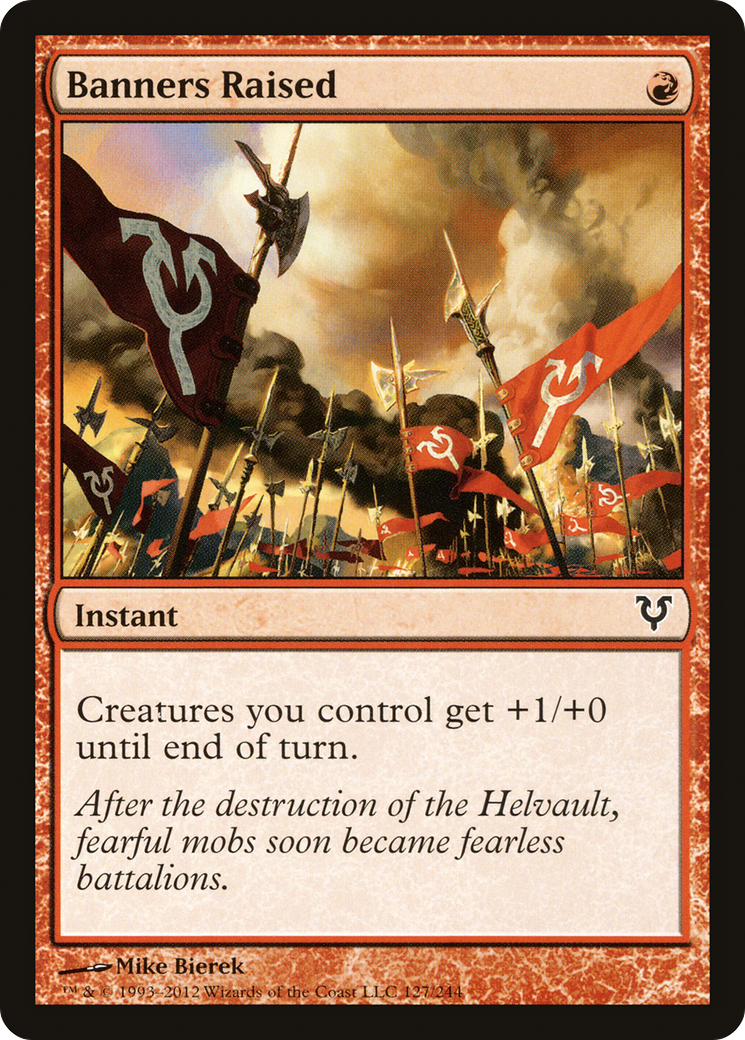 Banners Raised [Avacyn Restored] Foil
