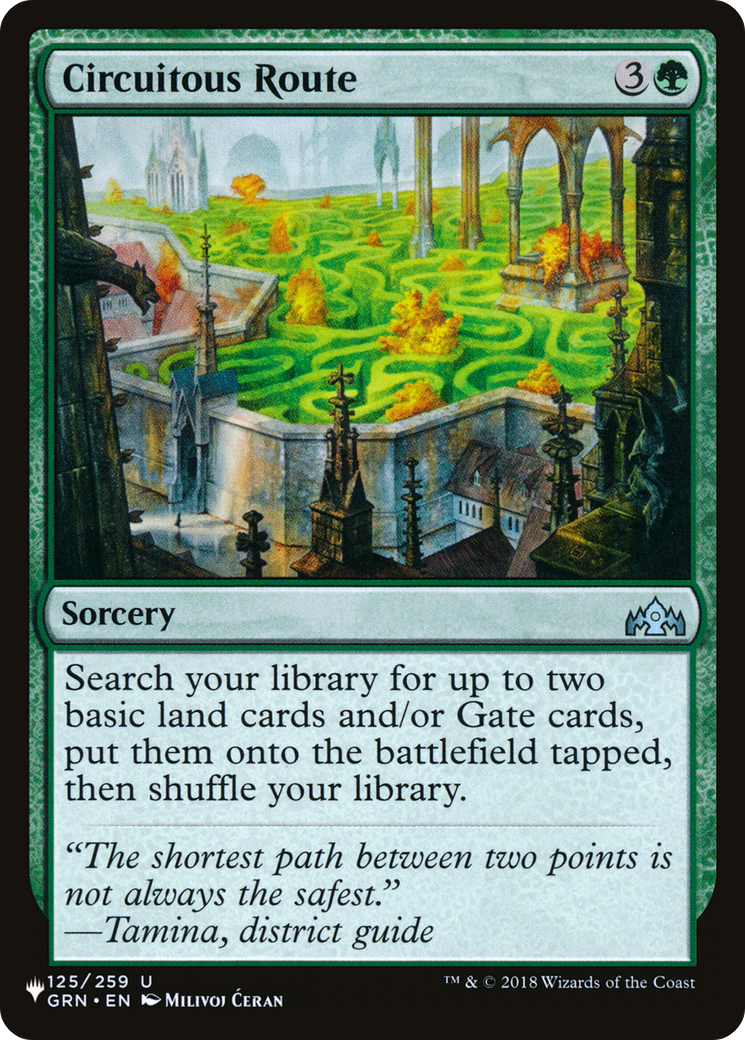 Circuitous Route |  (125/259) [The List Reprints]