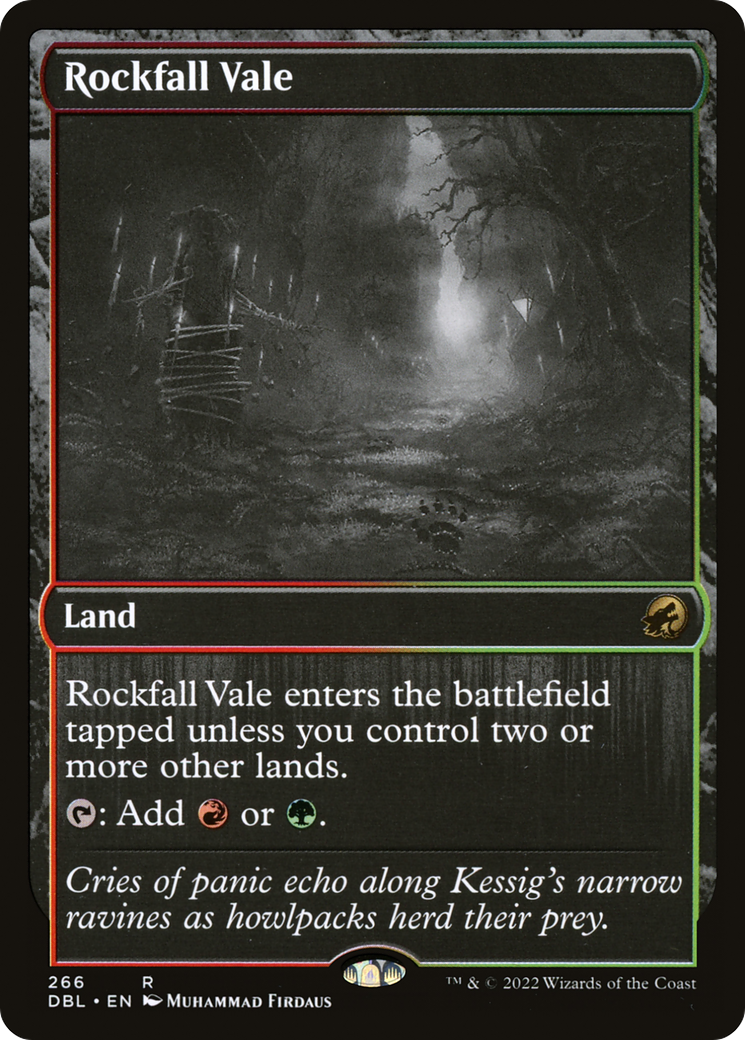 Rockfall Vale [Innistrad: Double Feature] Foil