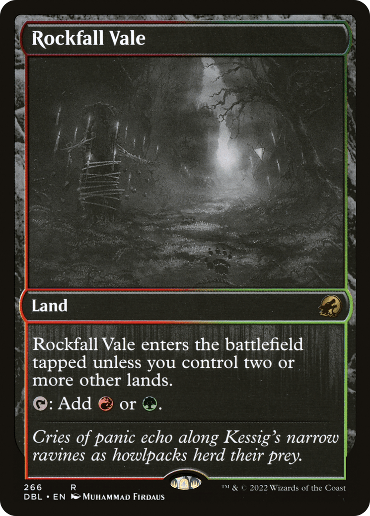 Rockfall Vale [Innistrad: Double Feature] Foil
