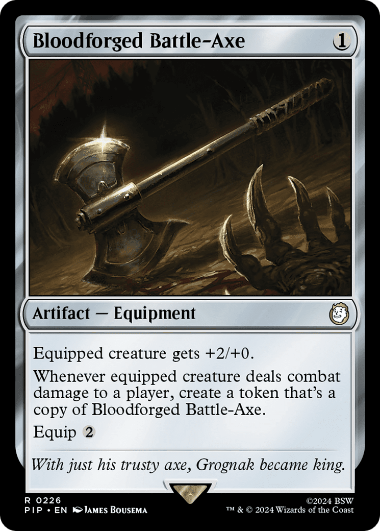 Bloodforged Battle-Axe [Fallout] Foil