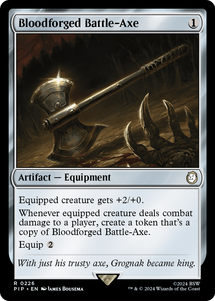 Bloodforged Battle-Axe [Fallout] Foil