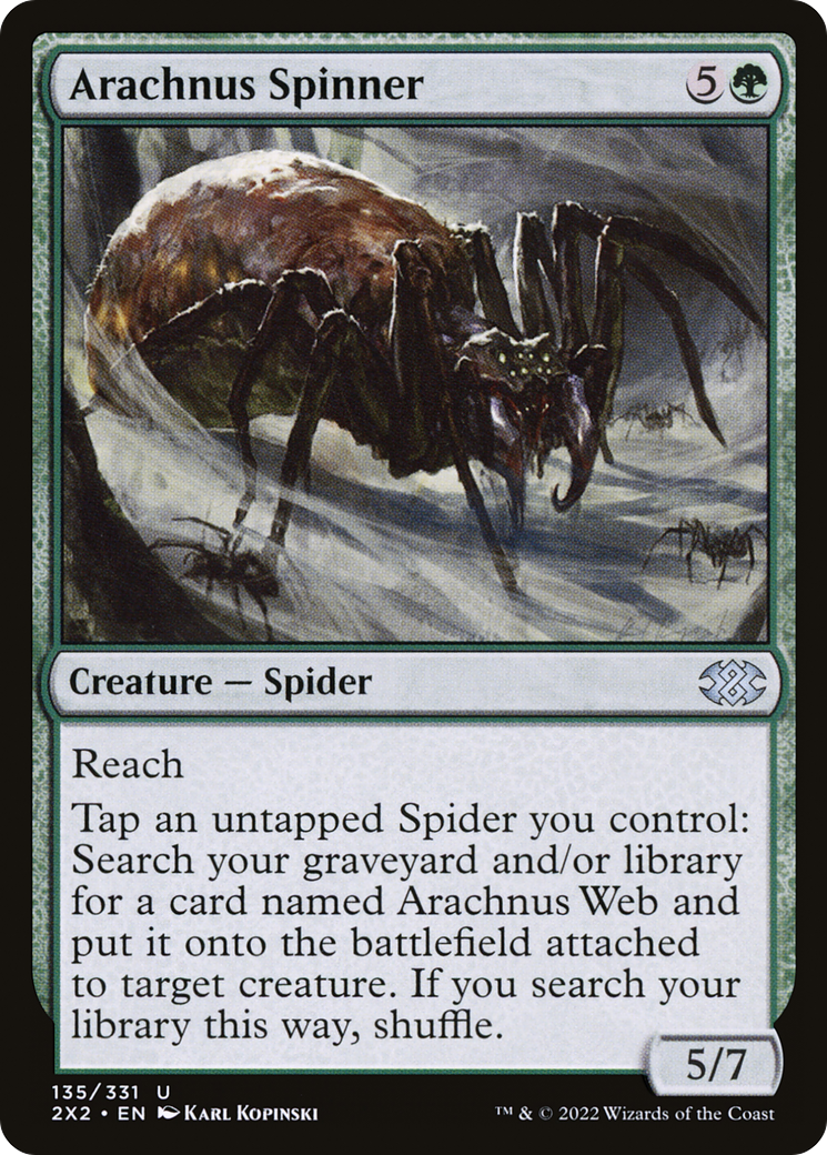 Arachnus Spinner [Double Masters 2022] Foil