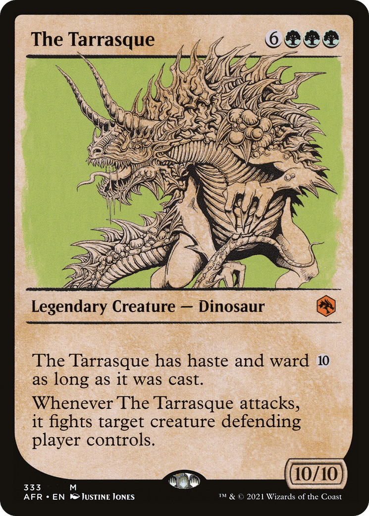 The Tarrasque (Showcase) [Dungeons & Dragons: Adventures in the Forgotten Realms] Foil