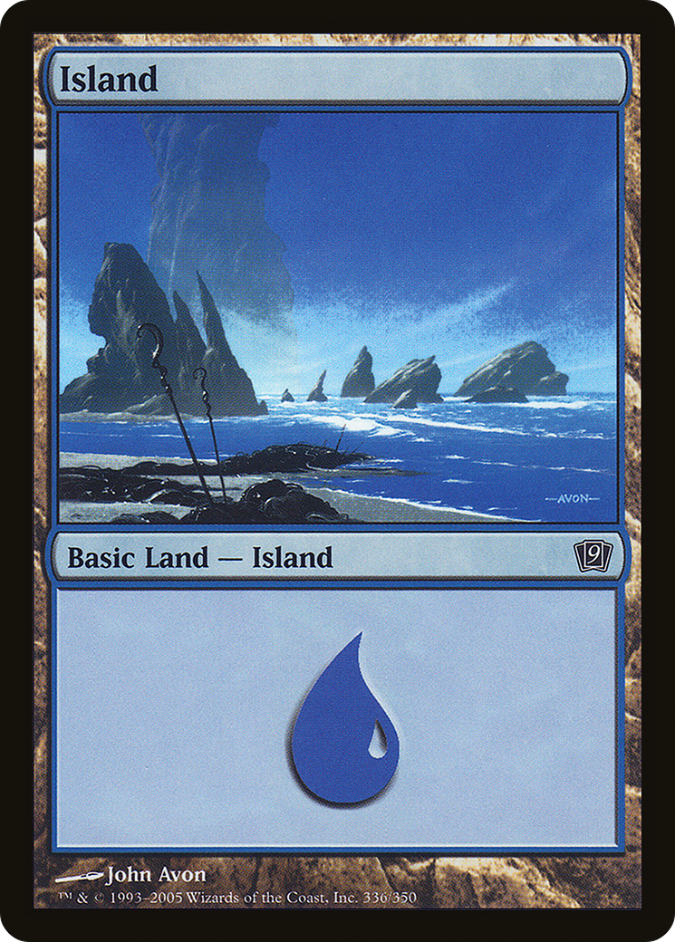 Island (336) [Ninth Edition] Foil
