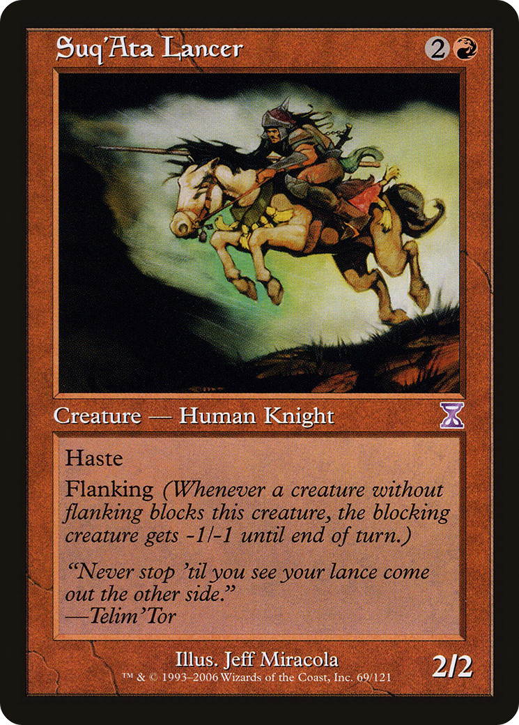 Suq'Ata Lancer [Time Spiral Timeshifted] Foil
