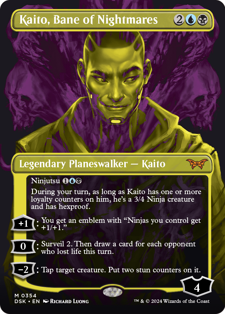 Kaito, Bane of Nightmares (Showcase) [Duskmourn: House of Horror]