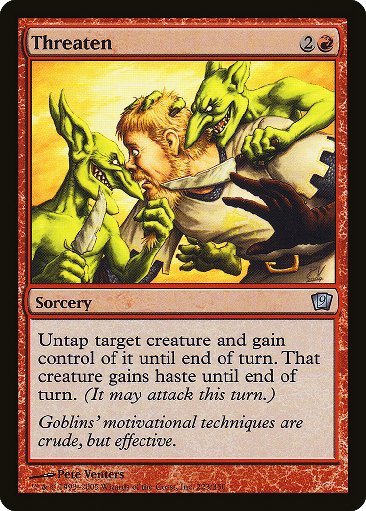 Threaten [Ninth Edition] Foil