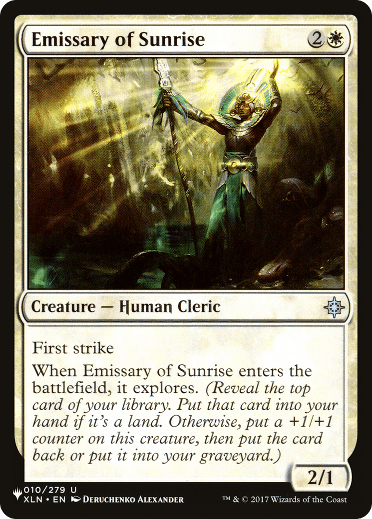 Emissary of Sunrise |  (XLN-10) [The List]