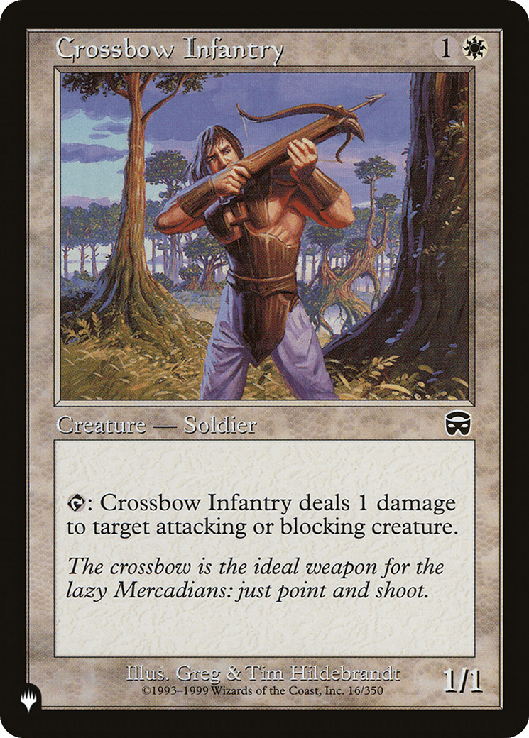 Crossbow Infantry |  (MMQ-16) [The List]