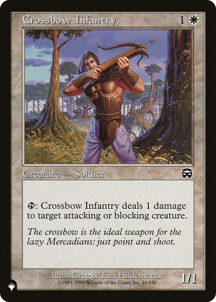 Crossbow Infantry |  (MMQ-16) [The List]
