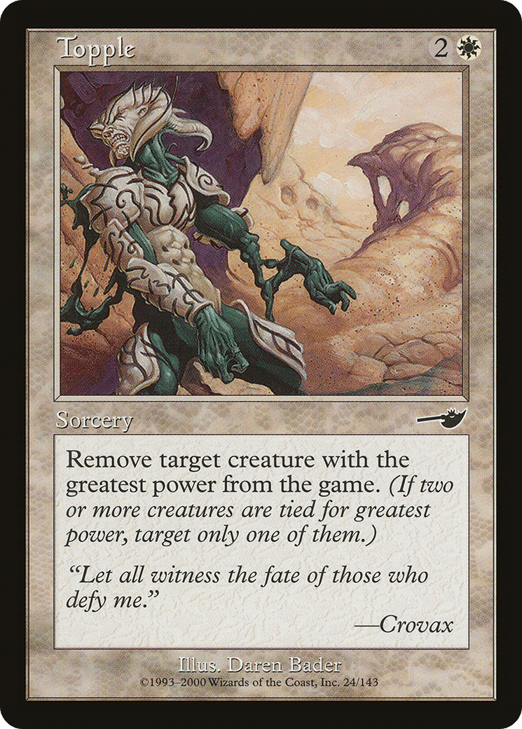 Topple [Nemesis] Foil