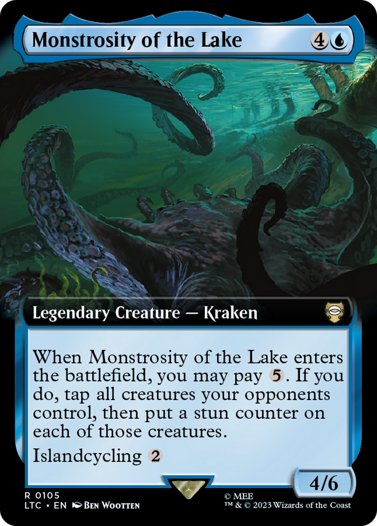 Monstrosity of the Lake (105) [Tales of Middle-earth Commander] : (Extended Art) Foil