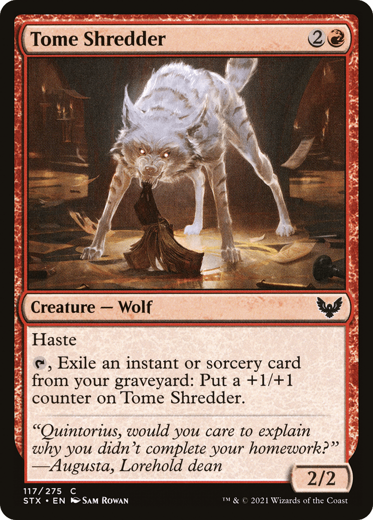 Tome Shredder [Strixhaven: School of Mages] Foil