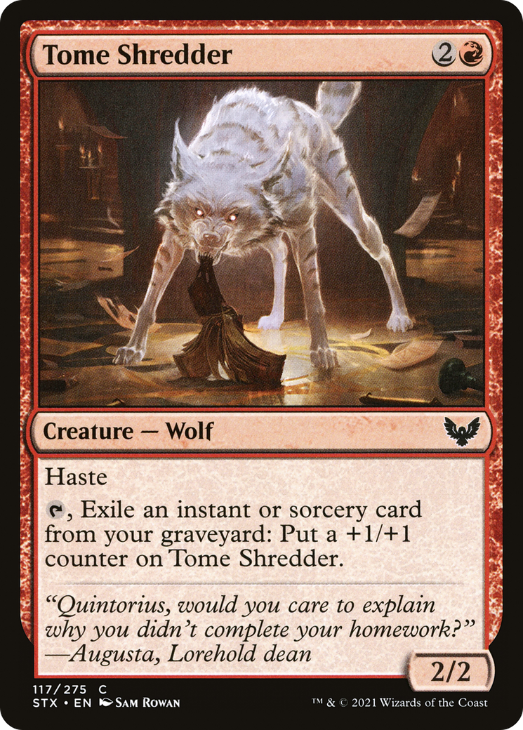 Tome Shredder [Strixhaven: School of Mages]