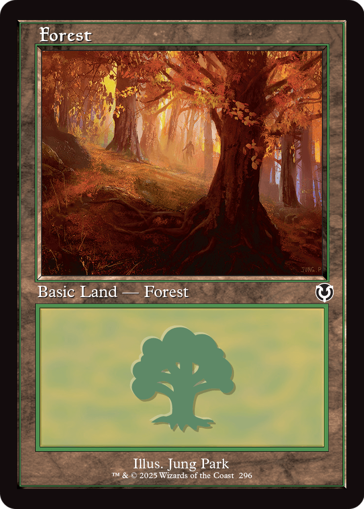 Forest (296) (Retro Frame) (-296) [Innistrad Remastered]