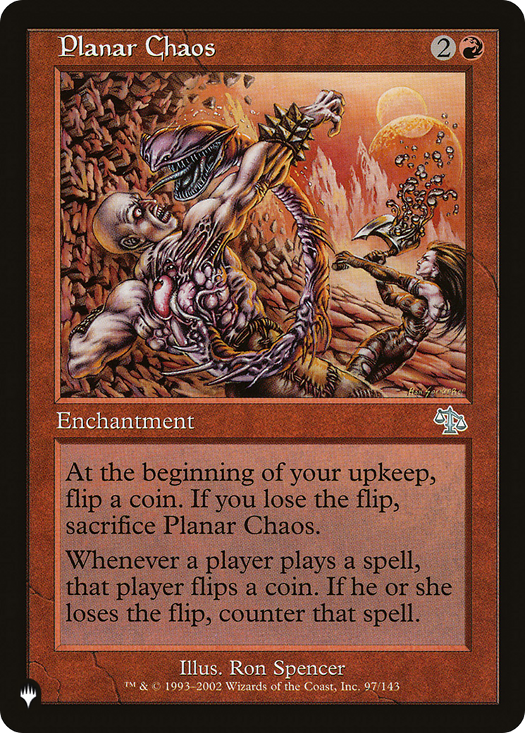Planar Chaos |  (JUD-97) [The List]
