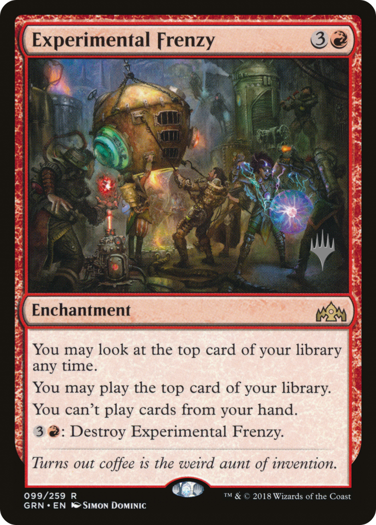 Experimental Frenzy (Promo Pack) [Guilds of Ravnica Promos] Foil