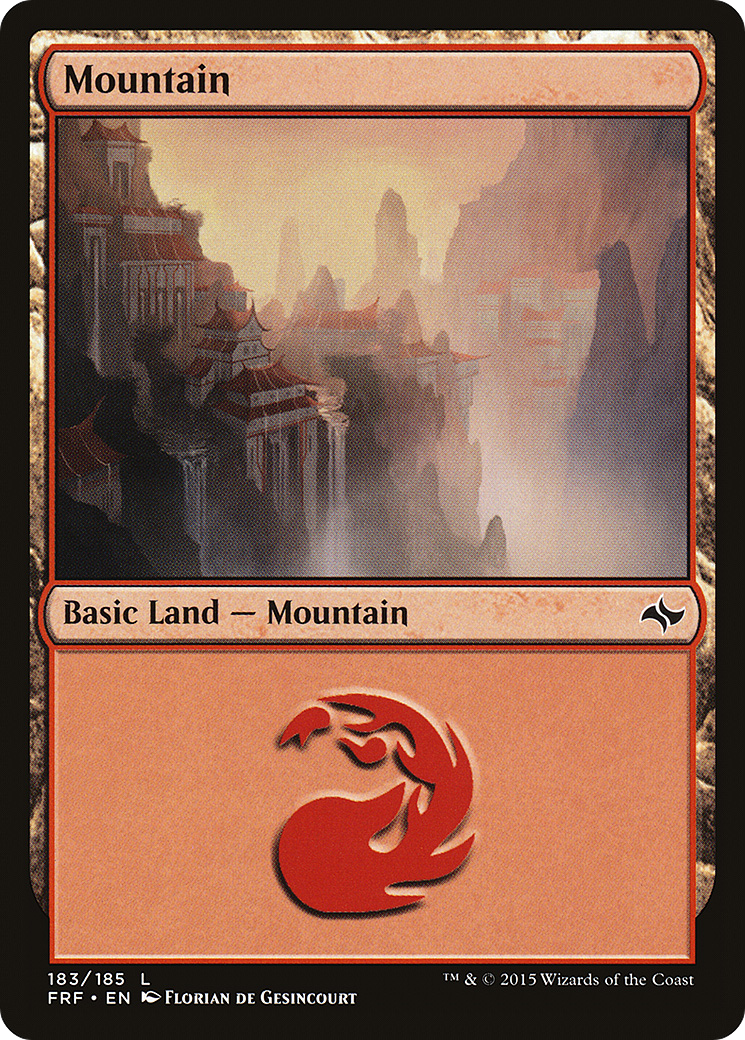 Mountain (183) [Fate Reforged] Foil