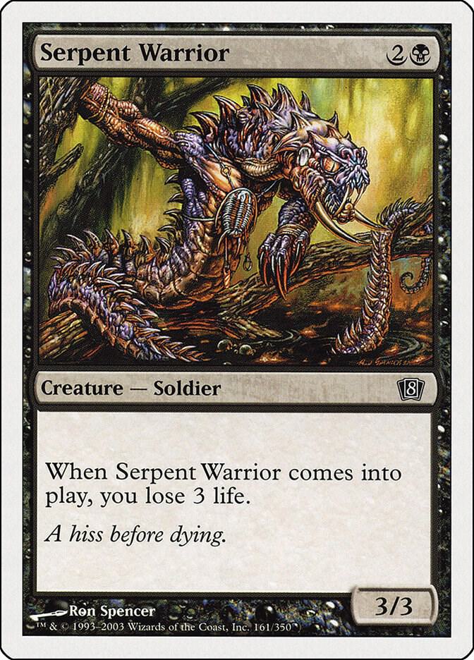 Serpent Warrior 161/350 (8th Edition) 