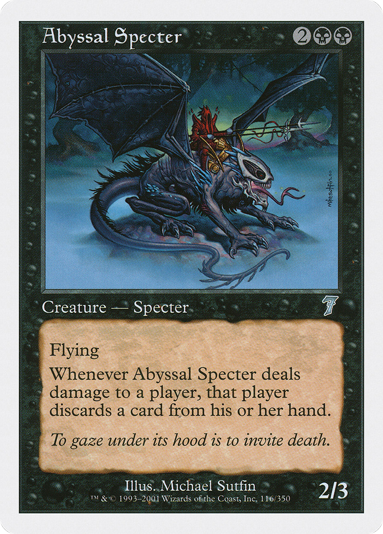 Abyssal Specter [Seventh Edition] Foil