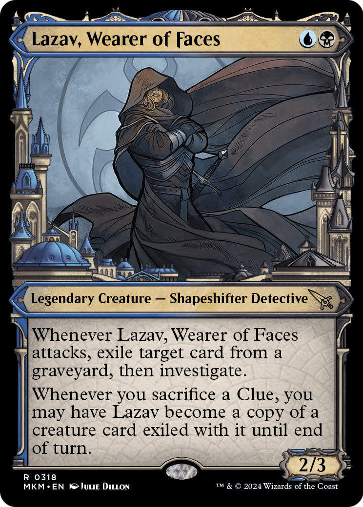 Lazav, Wearer of Faces (Showcase) (0318) [Murders at Karlov Manor] Foil