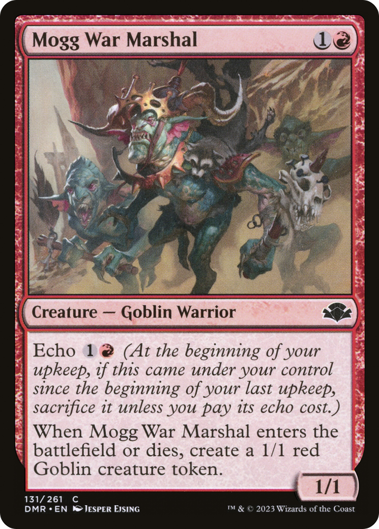 Mogg War Marshal [Dominaria Remastered] Foil