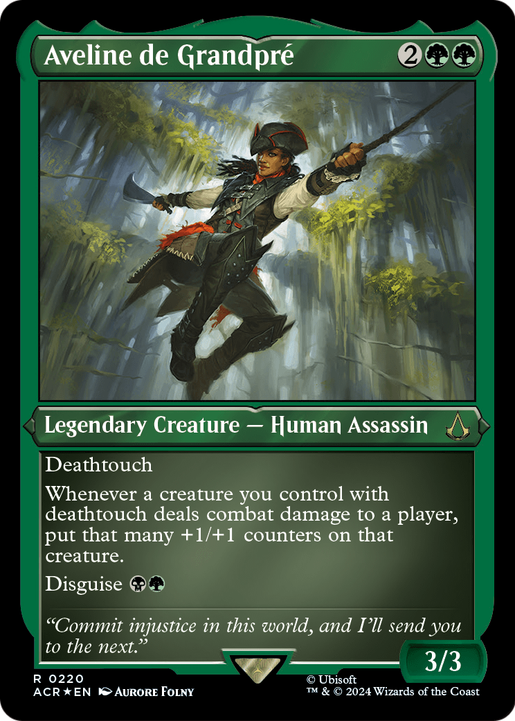 Aveline de Grandpré (ACR-220) - Assassin's Creed Etched Foil