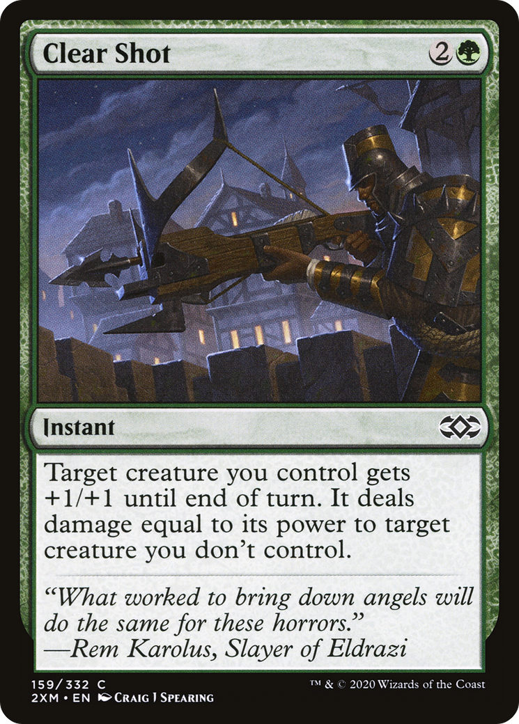 Clear Shot [Double Masters] Foil