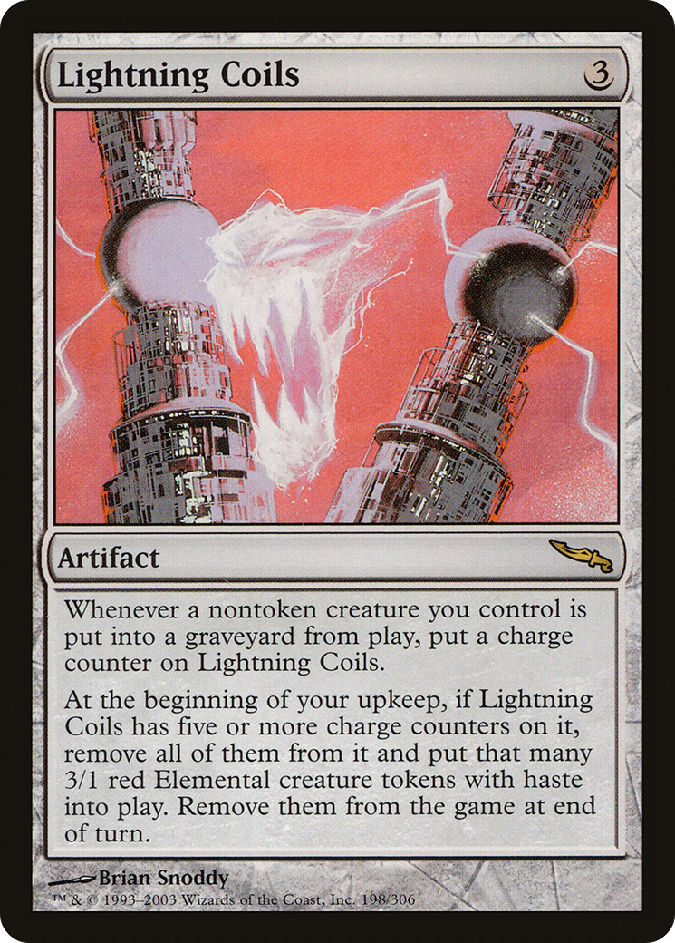 Lightning Coils [Mirrodin] Foil