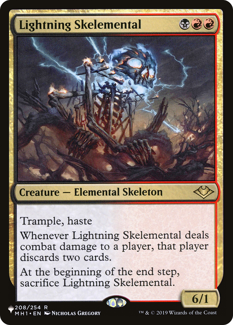Lightning Skelemental |  (MH1-208) [The List]