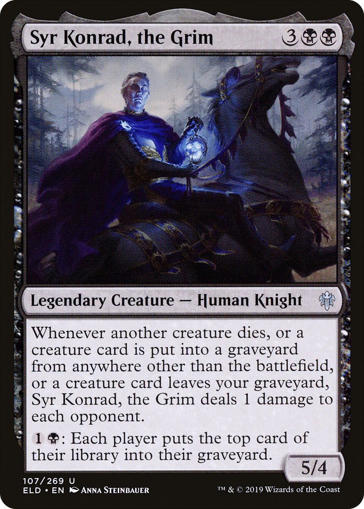 Syr Konrad, the Grim [Throne of Eldraine] Foil
