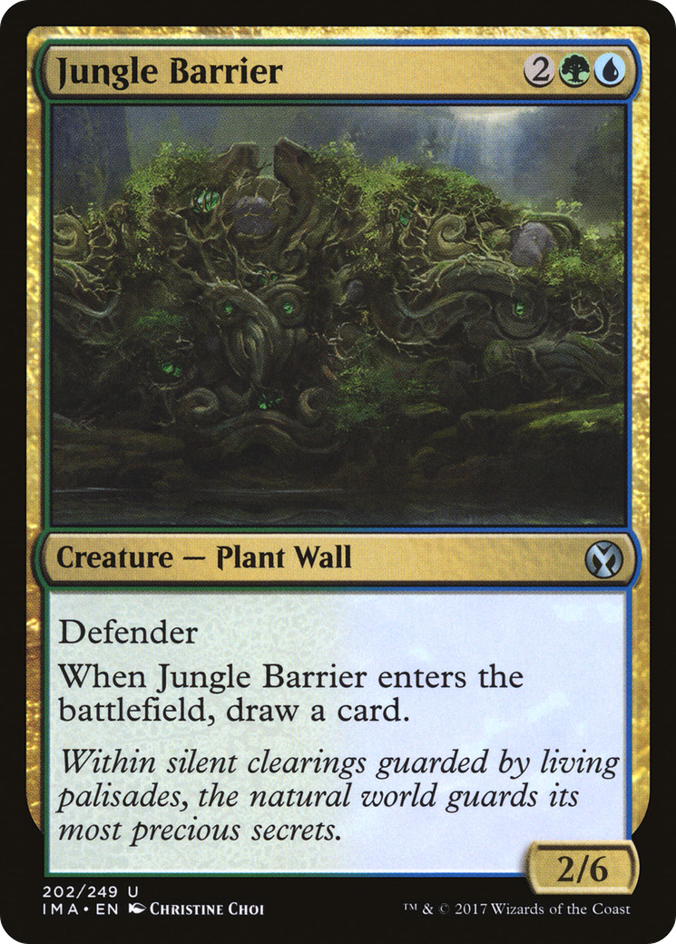 Jungle Barrier [Iconic Masters] Foil
