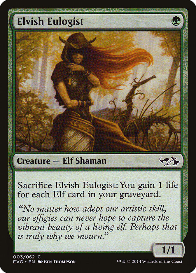 Elvish Eulogist 3/62 (Duel Decks: Anthology) 