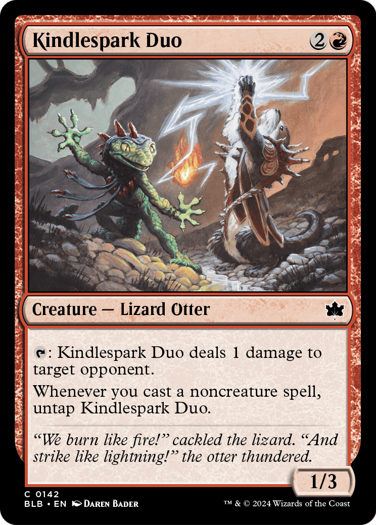 Kindlespark Duo [Bloomburrow] Foil