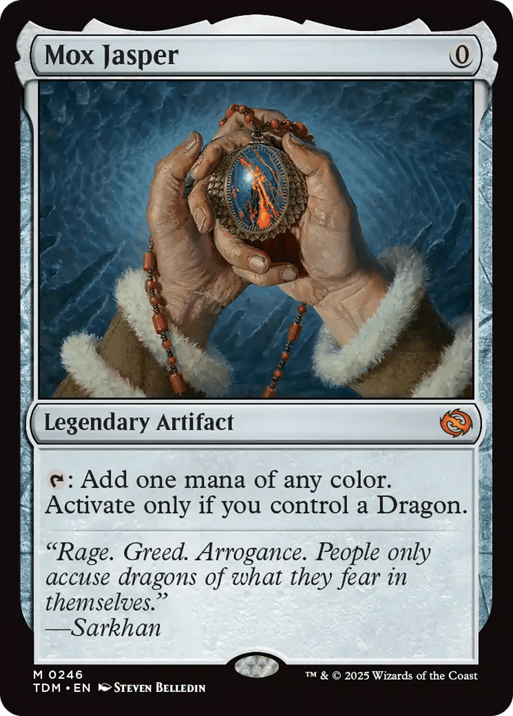 Mox Jasper (246) [Tarkir: Dragonstorm]  Foil