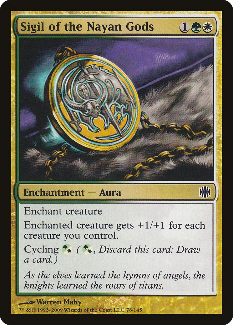 Sigil of the Nayan Gods [Alara Reborn] Foil