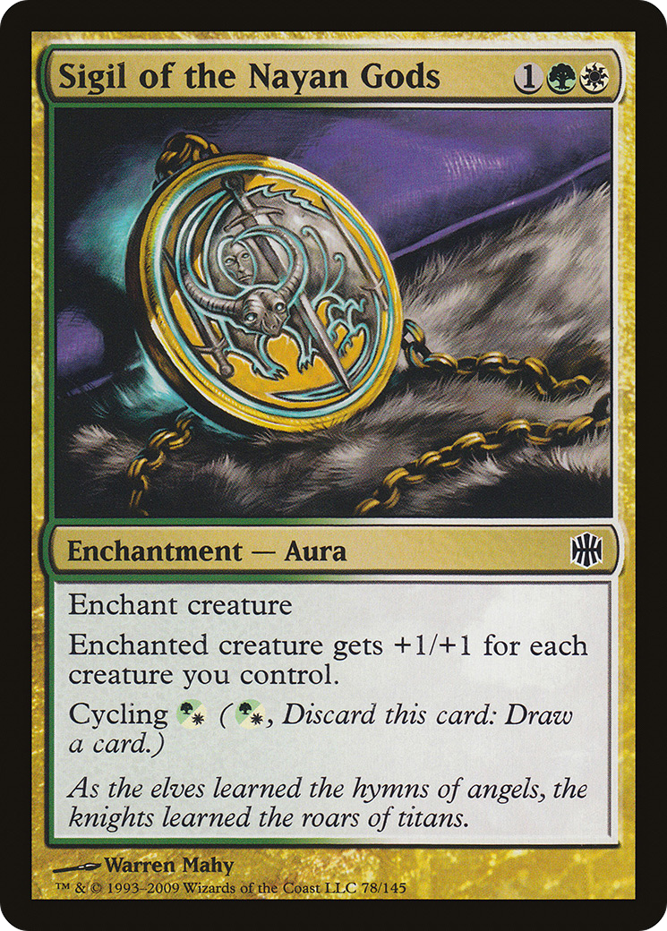Sigil of the Nayan Gods [Alara Reborn] Foil
