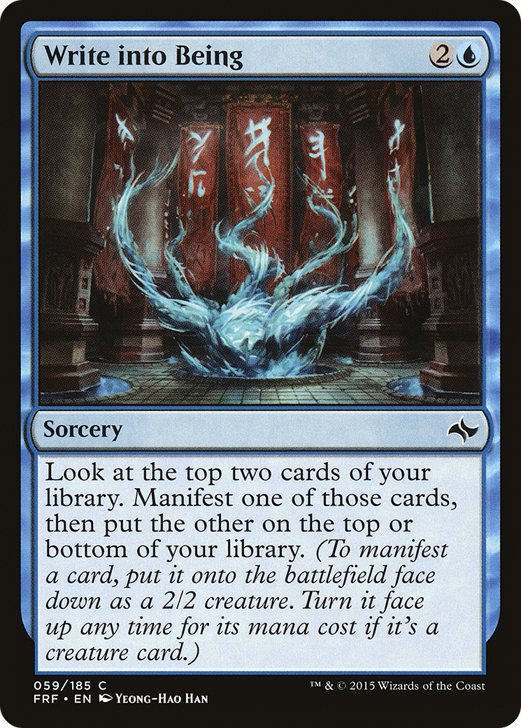 Write into Being [Fate Reforged] Foil