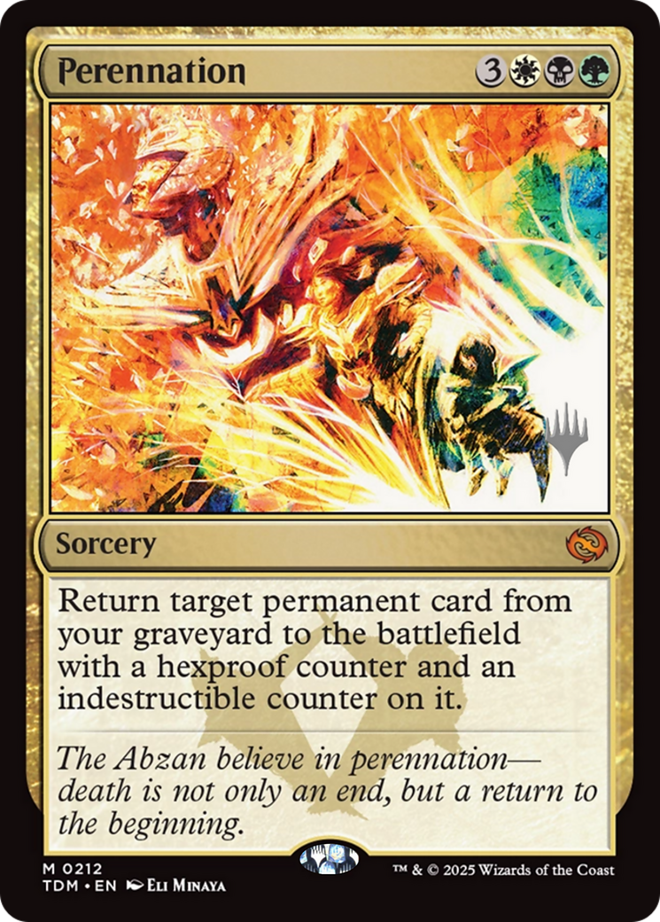Perennation (212) [Promo Pack: Tarkir: Dragonstorm]