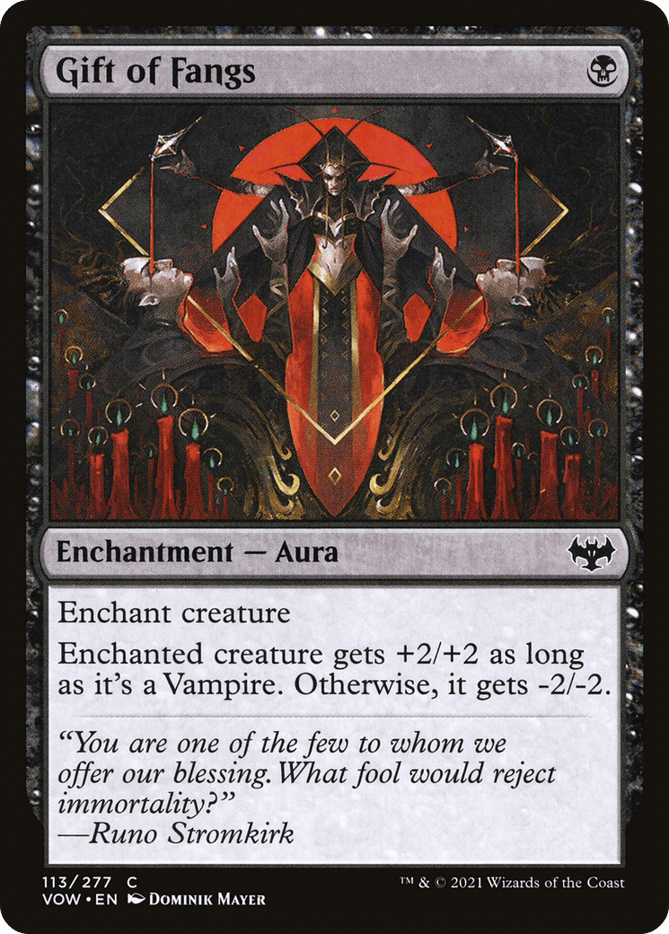 Gift of Fangs [Innistrad: Crimson Vow] Foil