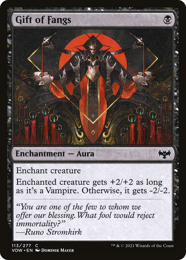 Gift of Fangs [Innistrad: Crimson Vow] Foil